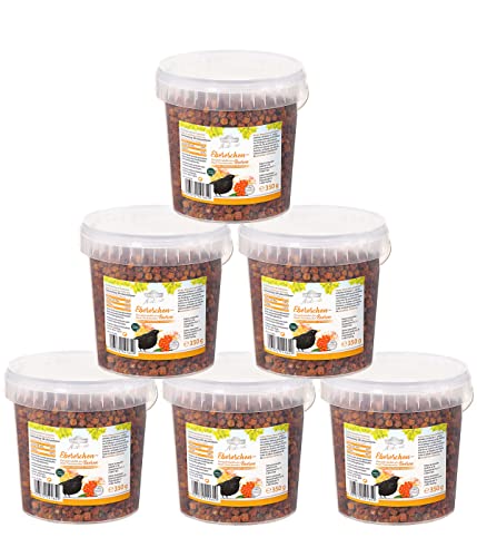 Dehner Natura Premium Wildvogelfutter, Wildvogelsnack, Eberschenbeeren, Ganzjahresfutter proteinreich, hochwertiges Vogelfutter für Wildvögel, 6 x 350 g (2.1 kg) von Dehner