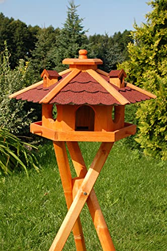 Deko-Shop-Hannusch Wunderschönes Vogelhaus mit Ständer, behandelt von Deko-Shop-Hannusch