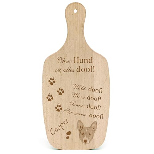 Dekolando Deko Hundeschild Geschenk Hund Basenji Kopf -... Alles Doof- Hundeschilder Hundebesitzer Hundemama Hundepapa Hundeliebhaber Hundehalter von Dekolando