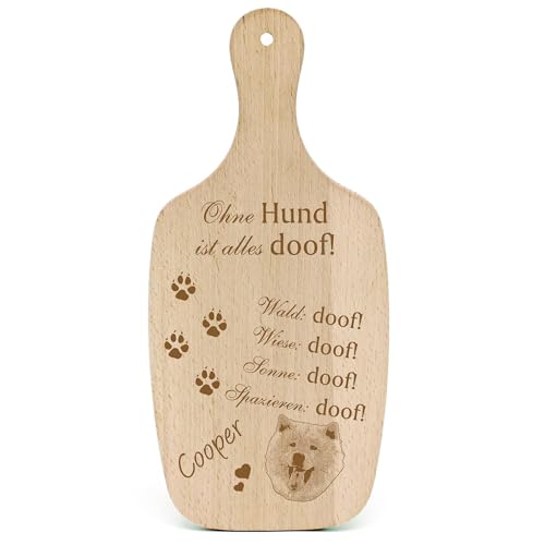 Dekolando Deko Hundeschild Geschenk Hund Eurasier -... Alles Doof- Hundeschilder Hundebesitzer Hundemama Hundepapa Hundeliebhaber Hundehalter von Dekolando