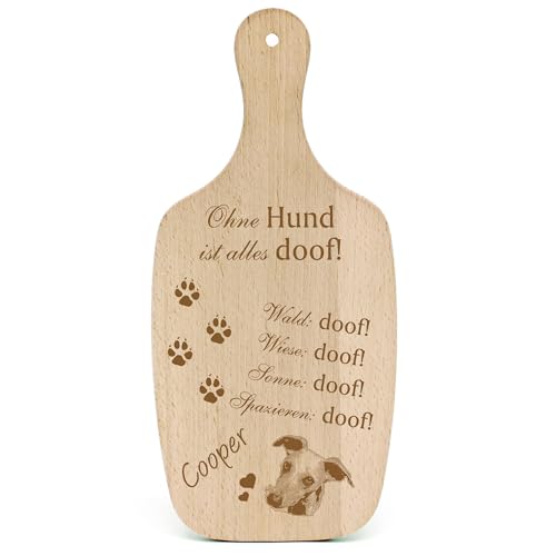 Dekolando Deko Hundeschild Geschenk Hund Greyhound Kopf -... Alles Doof- Hundeschilder Hundebesitzer Hundemama Hundepapa Hundeliebhaber Hundehalter von Dekolando