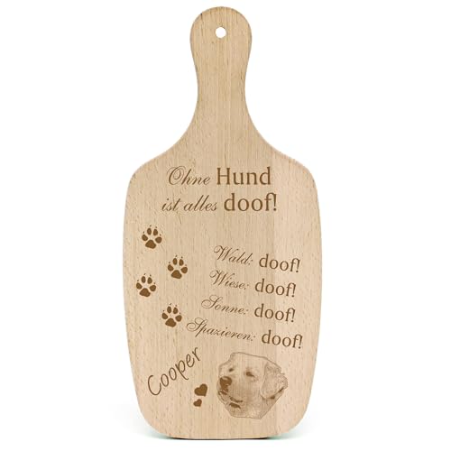 Dekolando Deko Hundeschild Geschenk Hund Kuvasz Kopf -... Alles Doof- Hundeschilder Hundebesitzer Hundemama Hundepapa Hundeliebhaber Hundehalter von Dekolando