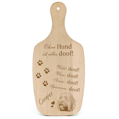 Dekolando Deko Hundeschild Geschenk Hund Portugiesischer Wasserhund -... Alles Doof- Hundeschilder Hundebesitzer Hundemama Hundepapa Hundeliebhaber Hundehalter von Dekolando