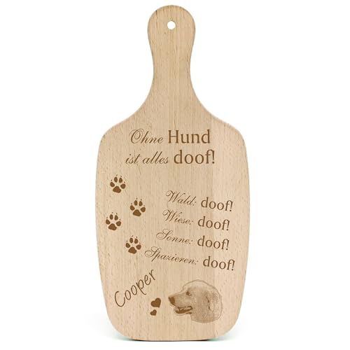 Dekolando Deko Hundeschild Geschenk Hund Pyrenäenberghund -... Alles Doof- Hundeschilder Hundebesitzer Hundemama Hundepapa Hundeliebhaber Hundehalter von Dekolando