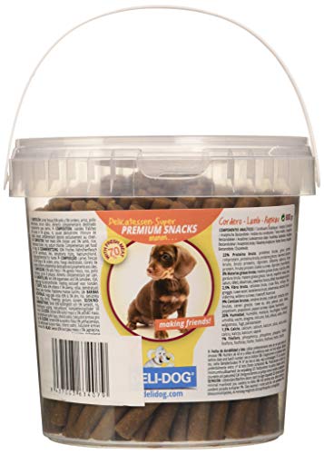 Deli Dog Snack Hund, weiche Stäbchen mit Lammgeschmack, 300 g von Deli Dog