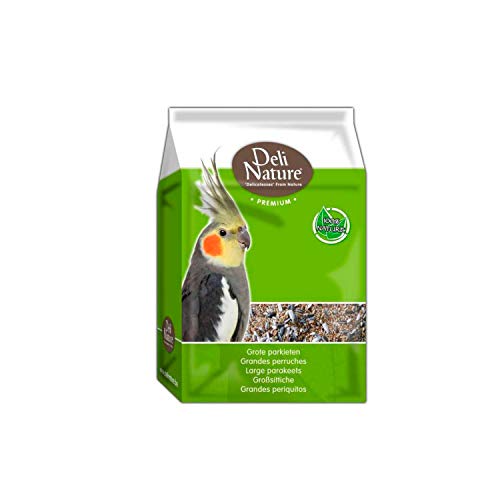 Deli Nature Premium GROßSITTICH Vogel-Futter 4 kg mit Sonnenblumenkernen von Deli Nature Vogel