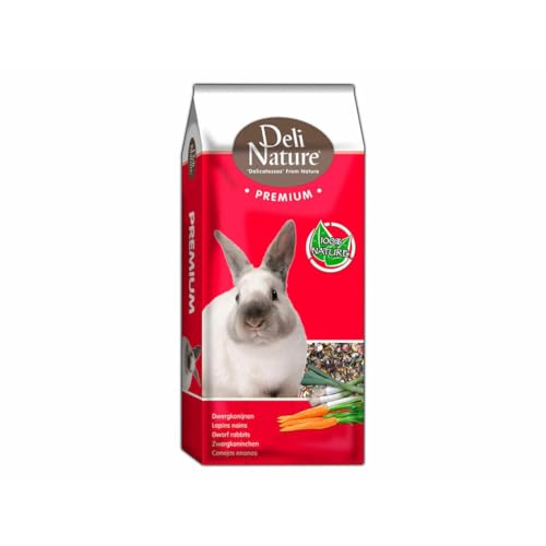 Deli Nature 15 – 029221 Nahrung Premium für Zwergkaninchen – 800 gr von Deli Nature