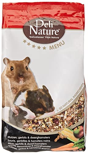 Deli Nature 15 029507 Menü 5 Stars jerbos Mäuse und Hamster Zwerg – 750 gr von Deli Nature