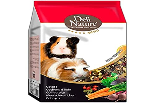 Deli Nature 5 Sterne MEERSCHWEINCHEN-Futter Hagebutte & Kräuter 2,5 kg von Deli Nature