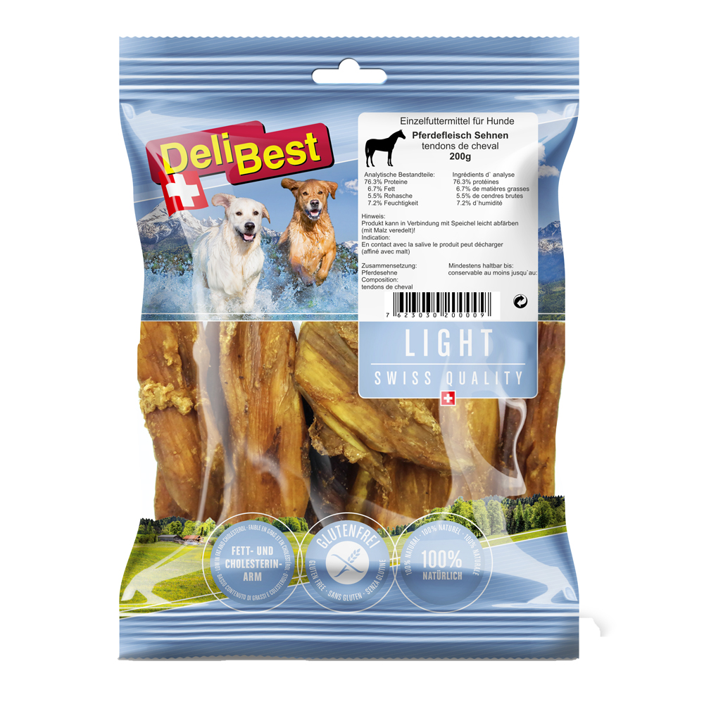 DeliBest Light Pferdesehnen - Sparpaket: 2 x 200 g von DeliBest