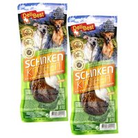 DeliBest Parma grande Bundle Schinkenknochen vom Jungschwein 2x280g von DeliBest