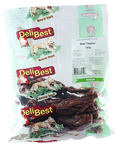 DeliBest Premium Rindersehnen Twister 250g von DeliBest