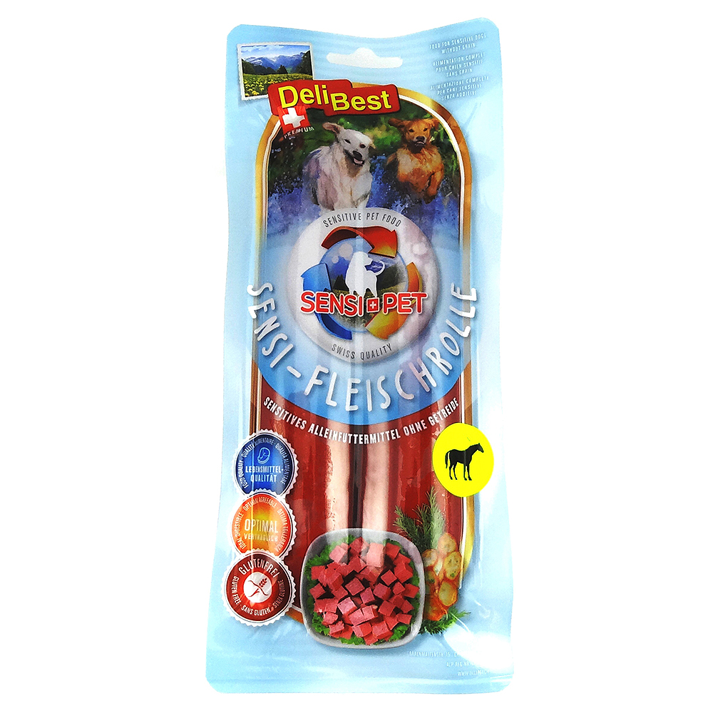 DeliBest Sensi Fleischrolle Pferd - 2 x 400 g von DeliBest