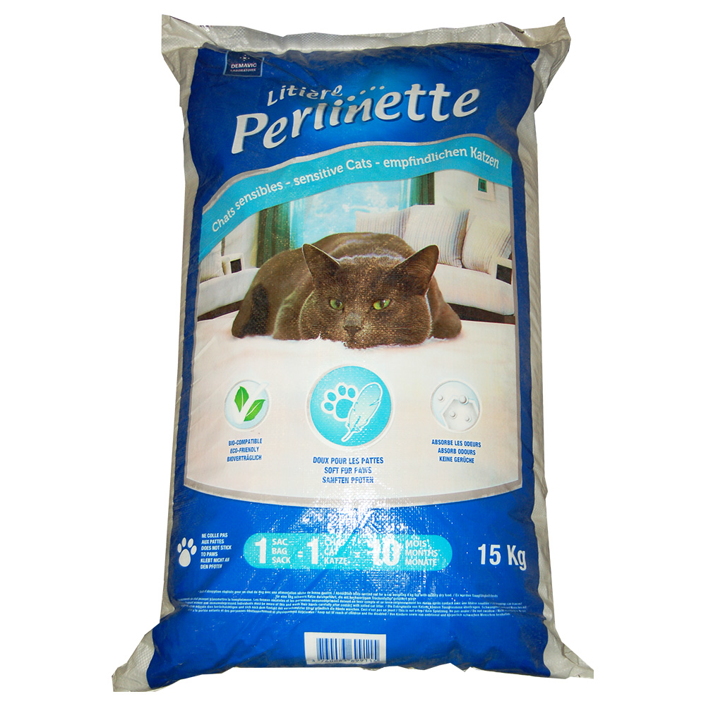 Perlinette Sensible Katzenstreu - Sparpaket: 2 x 15 kg Perlinette Sensible Katzenstreu - Sparpaket: 2 x 15 kg von Demavic