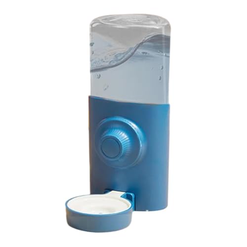 Demsyeq Automatische -Wasserflasche, kein Tropfen, automatische Kleintier-Wasserflasche, 600 ml, Futterstation für Welpen, Katzen, Kätzchen, Kaninchen, Meerschweinchen von Demsyeq