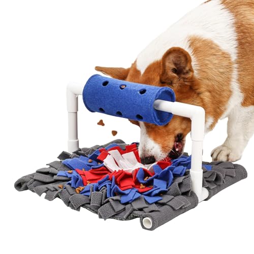 Demsyeq Schnüffelmatte, rotierende Hunde-Spiele, Leckerli-Matte, Hundespielzeug, Hunde-Puzzles, Schnüffelmatten für Katzen, große Hunde, kleine Hunde, Zuhause, Fütterung, Spielen von Demsyeq