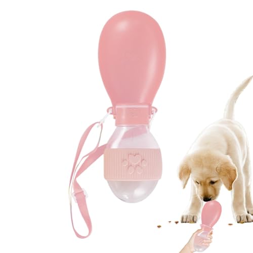 Demsyeq Tragbare Hundewasserflasche, Wasserflasche für Hunde, Mehrzweck-Wasserflaschen für Hunde zum Spazierengehen. Haustier-Wasserflasche, Abnehmbarer Reise-Wassernapf für Hunde, von Demsyeq