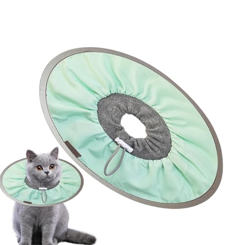 Demsyeq Weicher Katzenkegel | Bequemes elisabethanisches Haustierhalsband, bequemes Haustier-Elisabethanisches Halsband, weiches, leichtes Katzenhalsband für Katzen, Kätzchen und Welpen von Demsyeq