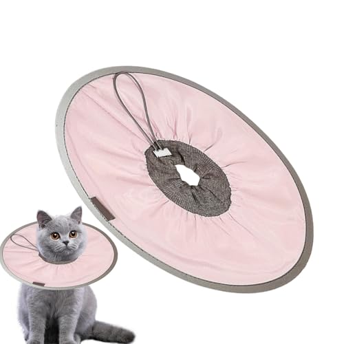 Demsyeq Weicher Katzenkegel | Katzenkegel-Halsband weich | verstellbares Katzenhalsband, leichter für Hunde, um Lecken und Kratzen zu stoppen von Demsyeq