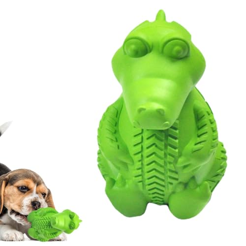 Dinosaurier-Hunde-Kauspielzeug, Hundezahnreinigung, Welpen, Dinosaurier-Spielzeug, unzerstörbares Hundespielzeug, Dinosaurier-Hundespielzeug, quietschendes Spielzeug für aggressive Kauer, Kauspielzeug von Demsyeq