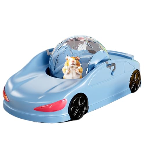 Hamster Laufball Hamster Sport Rad Übungsräder für kleine Haustiere Sportwagen Supersportwagen Spielzeug Leise Fitness Spielzeug Fahrzeug für kleine Haustiere von Demsyeq