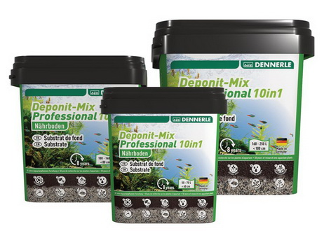 2,4 kg DENNERLE DeponitMix Professional 10in1  - für Aquarien von 50 - 70 Liter, 60 cm von Dennerle