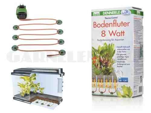 Dennerle 1644: Bodenfluter 8 Watt, Bodenheizung, Aquarium, Fische von Dennerle