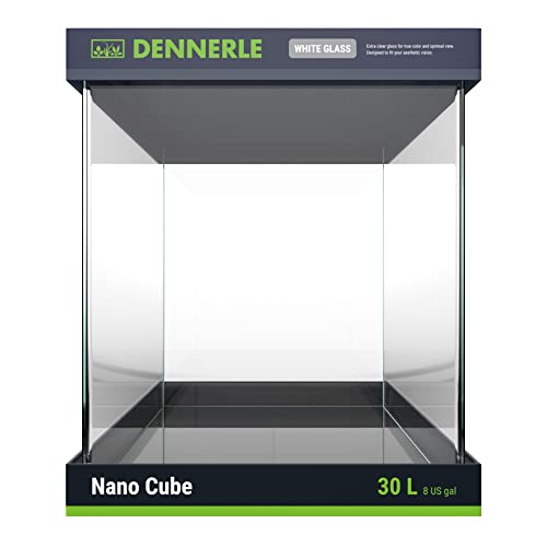 Dennerle 3928 Nano Cube White Glass - 30 Liter - Aquascaping Aquarium - 30 x 30 x 35 cm von Dennerle