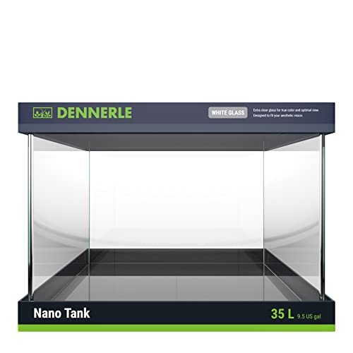 Dennerle Nano Tank White Glass - 35 Liter - Aquascaping Aquarium - 40 x 32 x 28 cm von Dennerle