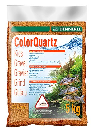 Dennerle 6916 Color-Quarzkies, orange, 5 kg von Dennerle