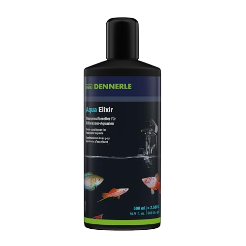 Dennerle Aqua Elixir, 500 ml - Wasseraufbereiter für Süßwasser Aquarien, für fischgerechtes Aquarienwasser von Dennerle