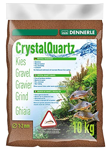 Dennerle Aquarienkies Rehbraun 10 kg - Bodengrund für Aquarien - Körnung 1-2 mm von Dennerle