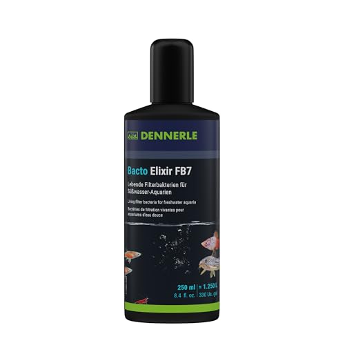 Dennerle Bacto Elixir FB7, 250 ml - Wasseraufbereiter für gesundes und klares Wasser, Schadstoff und Mulm Reduzierer von Dennerle