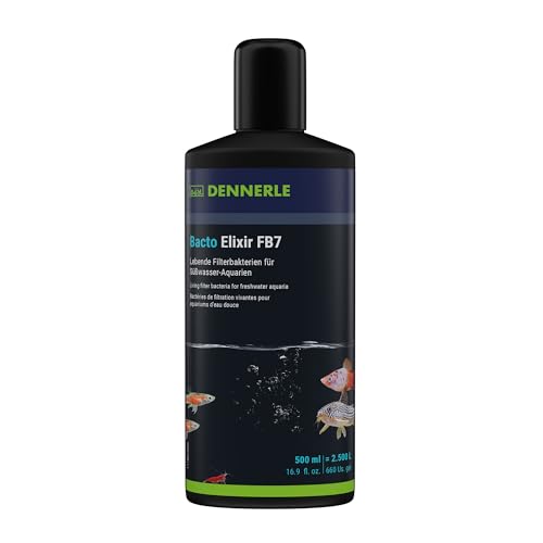 Dennerle Bacto Elixir FB7, 500 ml - Wasseraufbereiter für gesundes und klares Wasser, Schadstoff und Mulm Reduzierer von Dennerle