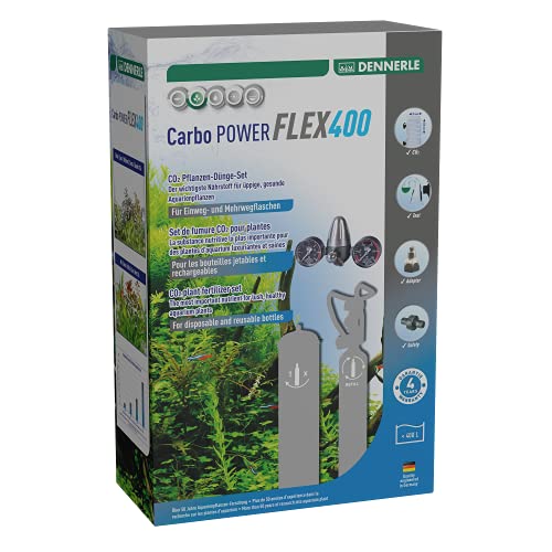 Dennerle Carbo Power Flex400 - CO2-Düngeset für Aquarien bis 400 Liter von Dennerle