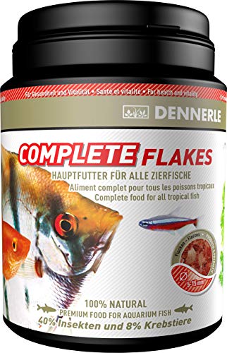 Dennerle Complete Flakes 1000 ml - Hauptfutter für alle Zierfische in Flakes-Form von Dennerle