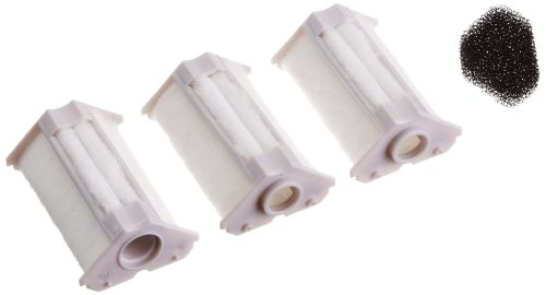 Dennerle Corner Filter Element 40/60, 3er Pack - 3x Filterelement inkl. 1 Filterschwamm - Ersatzkartusche für Eckfilter von Dennerle