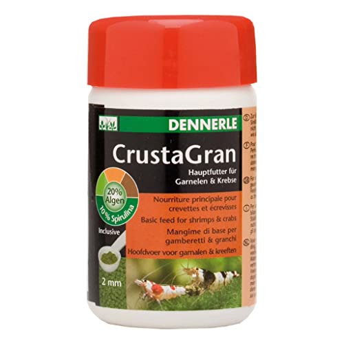 Dennerle CrustaGran 100ml - Granulat Futter für Garnelen und Zwergkrebse, Geschmacklos, 60g von Dennerle