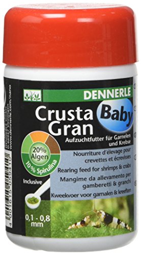 Dennerle CrustaGran Baby - Aufzuchtfutter für Garnelen und Zwergflusskrebse von Dennerle