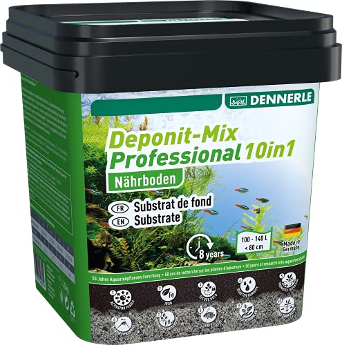 Dennerle Deponit-Mix Professional 10in1-4,8 kg Multi-Mineral Nährboden für Aquarien von Dennerle