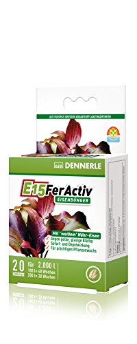Dennerle E15 FerActiv - Eisendünger für Aquarienpflanzen, 20 Stück von Dennerle
