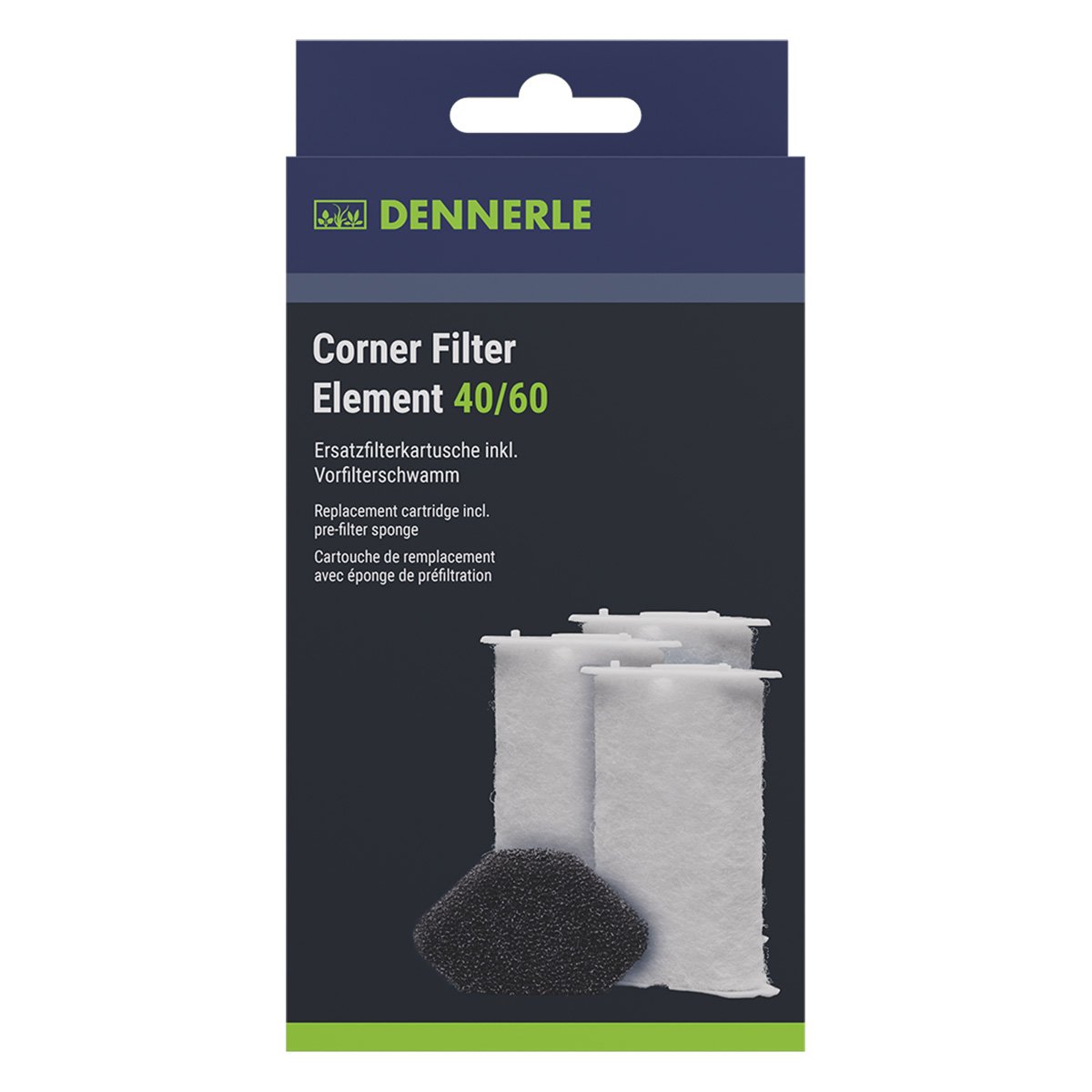 Dennerle Ersatz-Filterelemente für Eckfilter 3er Pack von Dennerle