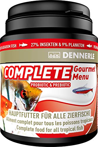 Dennerle Fischfutter Complete Gourmet Menu 200 ml - Hauptfutter für Zierfische in Granulatform von Dennerle