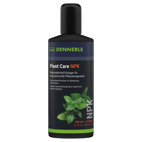Dennerle Plant Care NPK, 250 ml - Makronährstoff-Dünger für anspruchsvolle Pflanzenaquarien von Dennerle