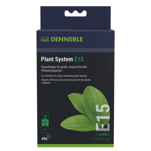 Dennerle Plant System E15, 40 Stück - Eisendünger für große, anspruchsvolle Pflanzenaquarien von Dennerle