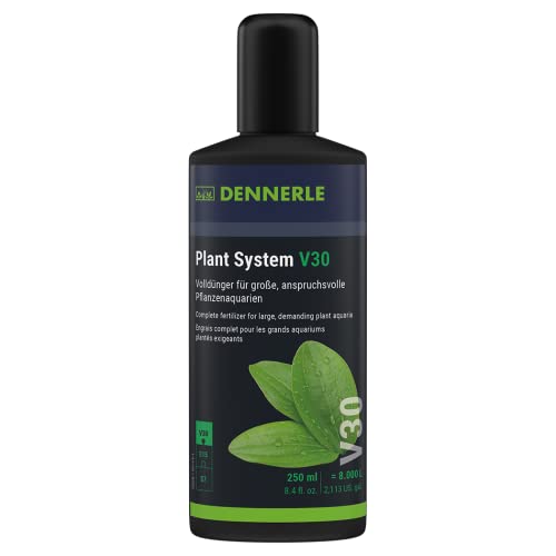 Dennerle Plant System V30, 250 ml - Volldünger für große, anspruchsvolle Pflanzenaquarien von Dennerle