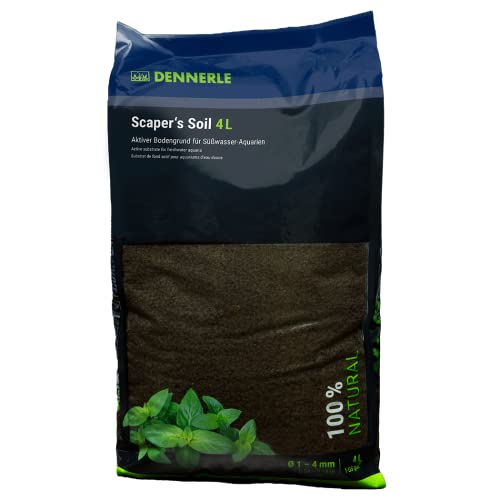 Dennerle Scaper's Soil Bodengrund 4 Liter - ideal für Aquascaping Aquarien von Dennerle