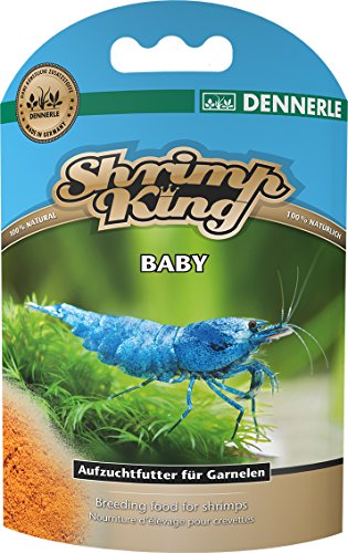 Dennerle Shrimp King Baby 35 g - Aufzuchtfutter für Garnelen - mit Grünlippmuschel und Spirulina von Dennerle