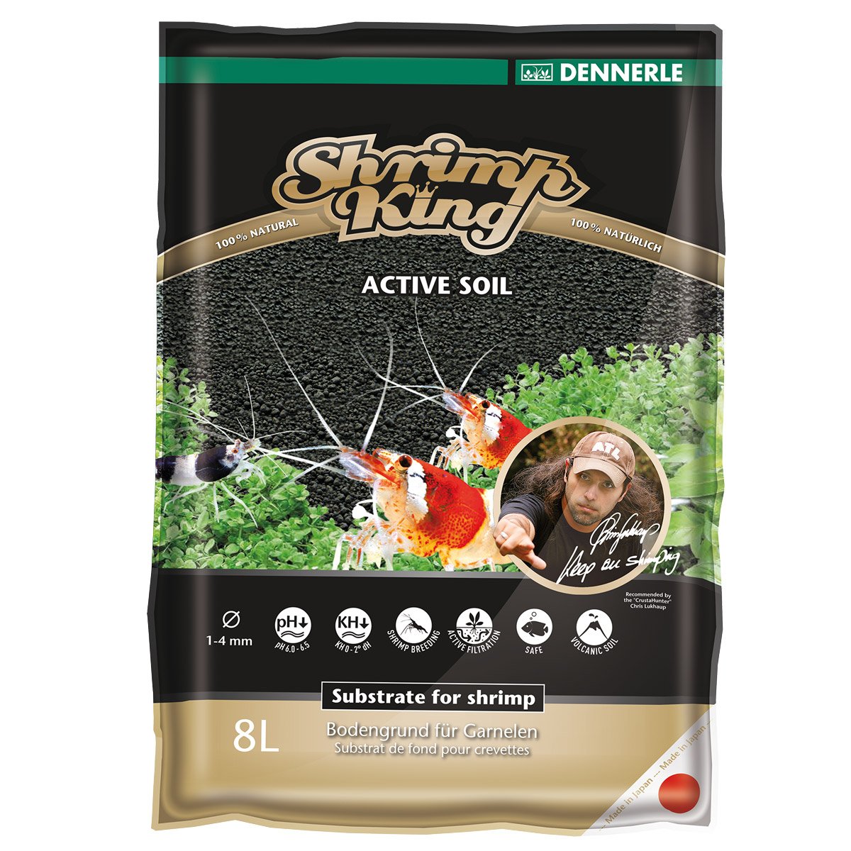 Dennerle Shrimp King Bodengrund Active Soil 8l von Dennerle