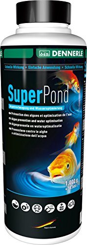 Dennerle SuperPond - Algenvorbeugung und Wasseroptimierung für Gartenteiche (1000 g) von Dennerle